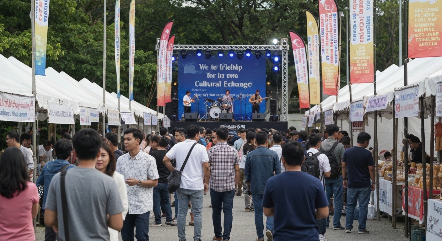 Ảnh chụp lễ hội văn hóa Việt Nam tại Campuchia