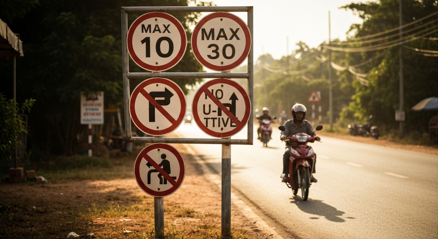 Luật giao thông đường bộ tại Campuchia