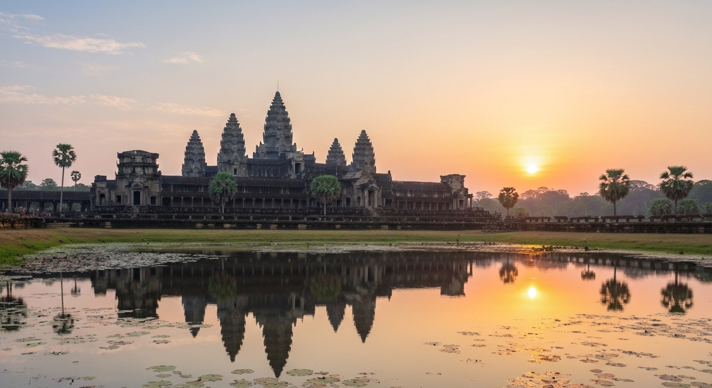 Kiến trúc độc đáo và tinh xảo của đền Angkor Wat
