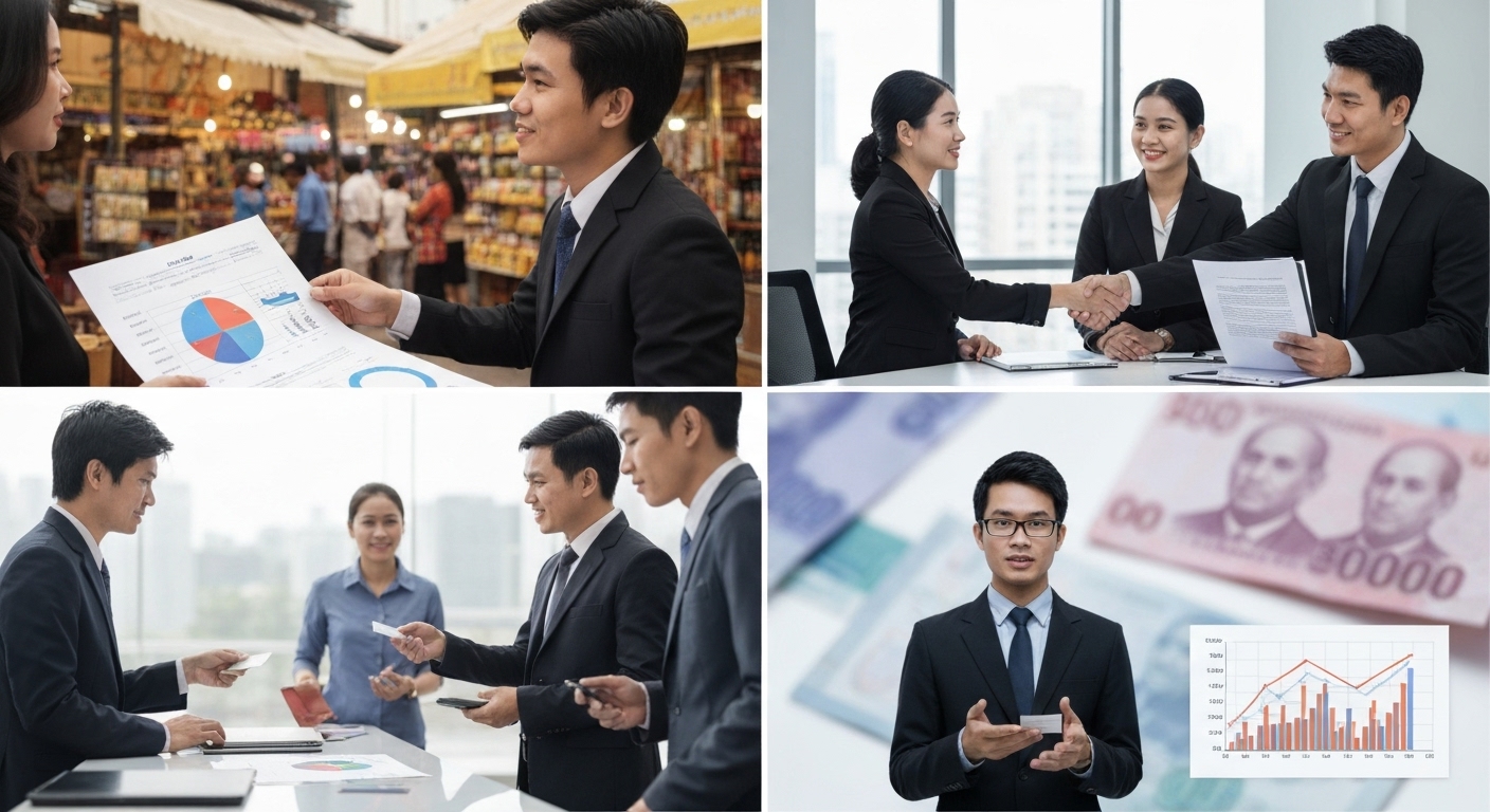 Hình ảnh minh họa các lời khuyên cho nhà đầu tư Việt Nam: nghiên cứu thị trường, chọn đối tác, tìm hiểu pháp luật, xây dựng quan hệ, quản lý rủi ro