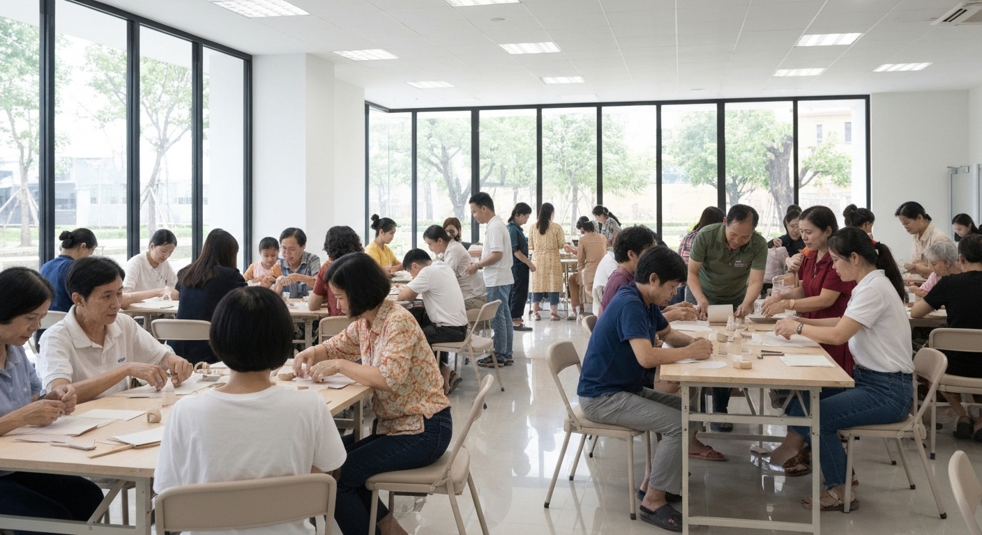 Hoạt động cộng đồng của Hội Việt Nam - Khmer tại Campuchia, thể hiện sự gắn kết.